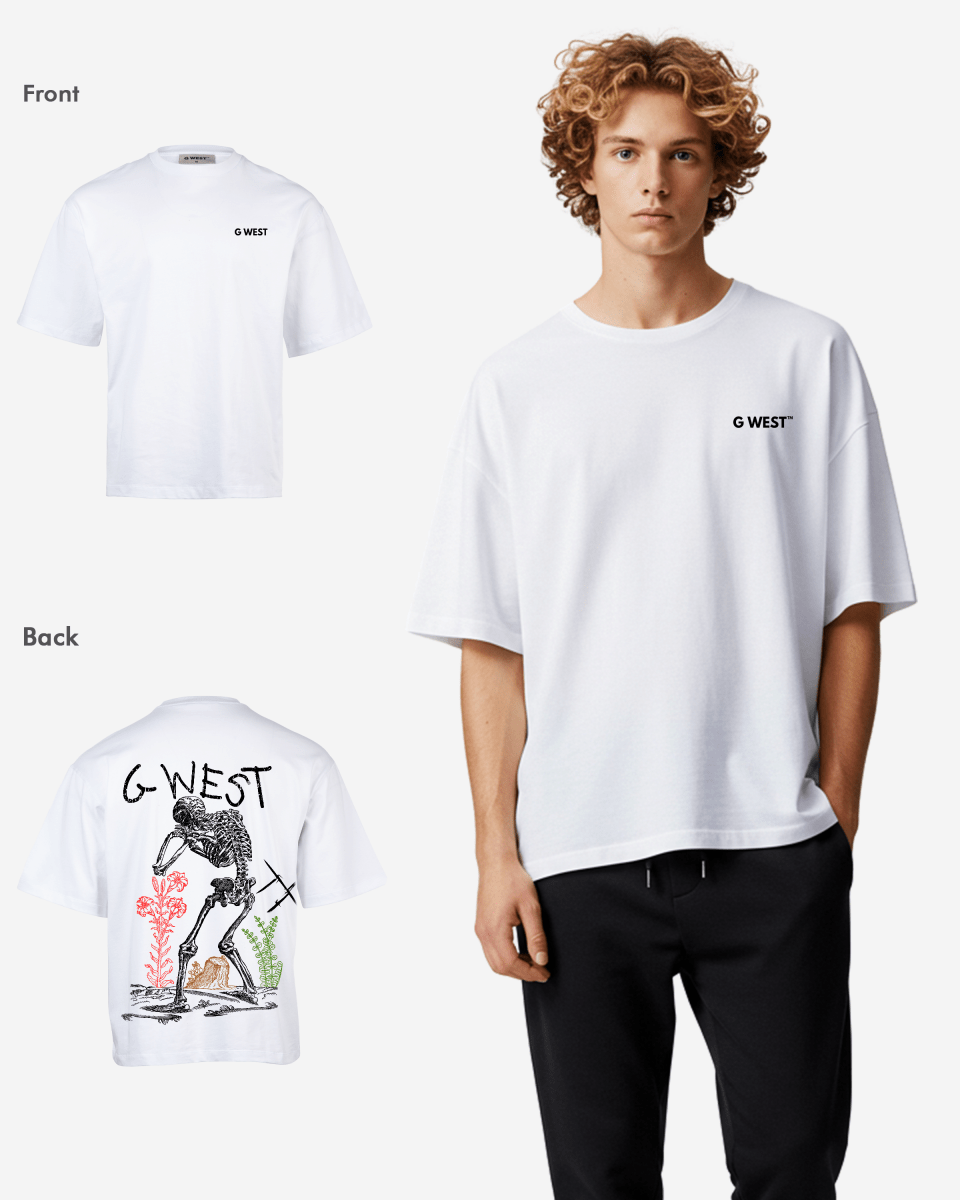 G West Mens Oversized Colors Of Life Tee G West