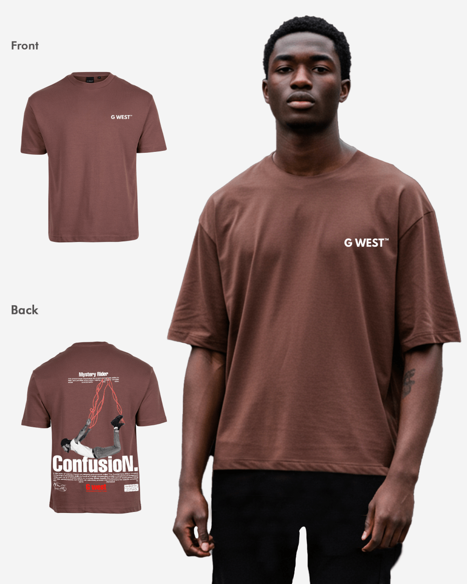 G West Mens Oversized Confusion Tee G West