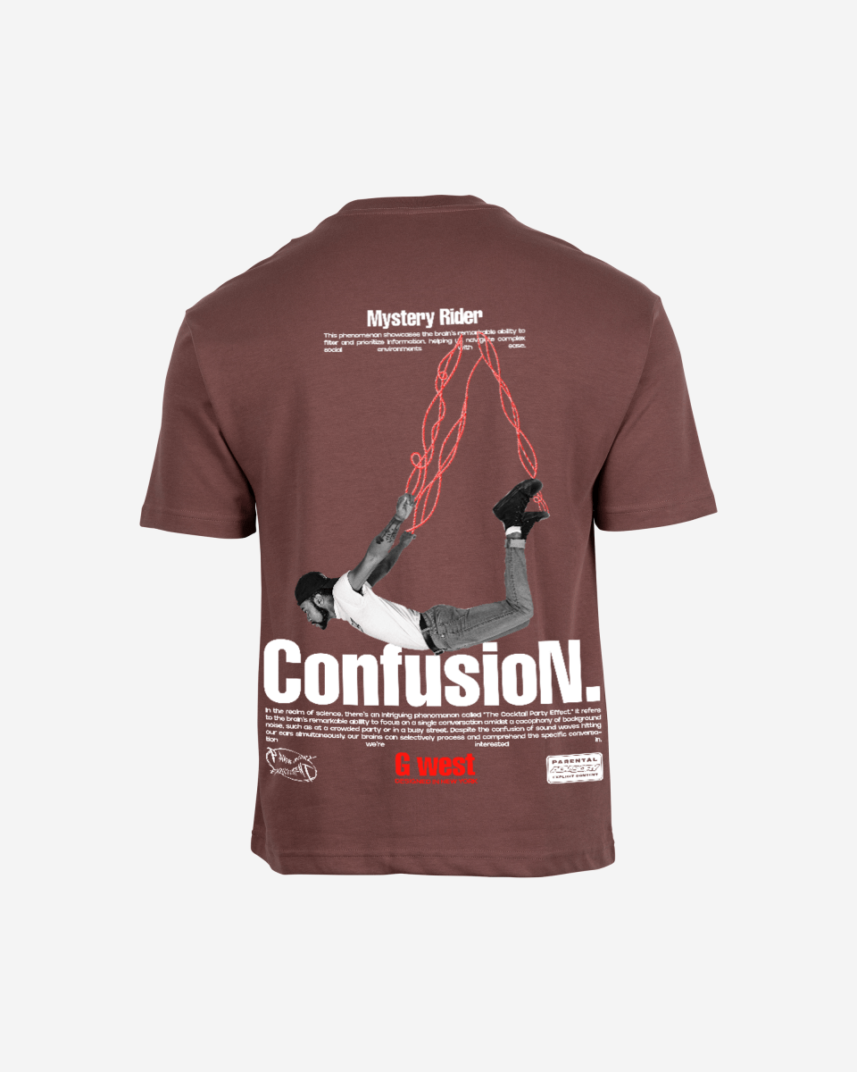 G West Mens Oversized Confusion Tee G West