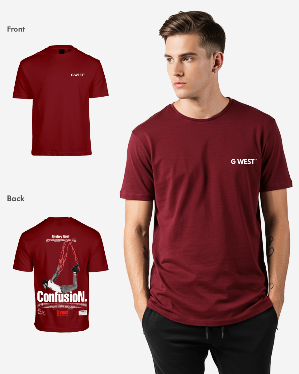 G West Mens Oversized Confusion Tee G West