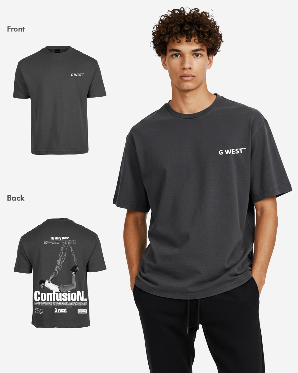 G West Mens Oversized Confusion Tee G West