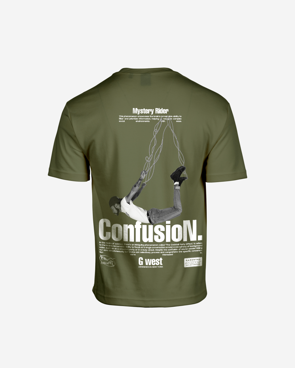 G West Mens Oversized Confusion Tee G West