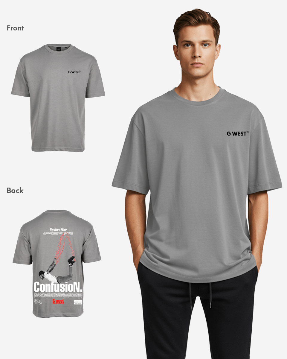 G West Mens Oversized Confusion Tee G West