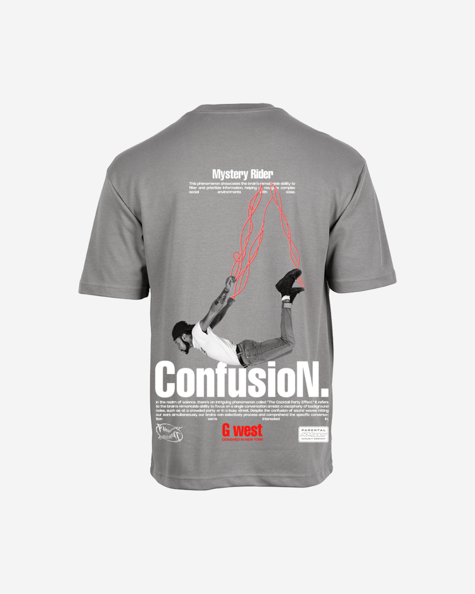 G West Mens Oversized Confusion Tee G West
