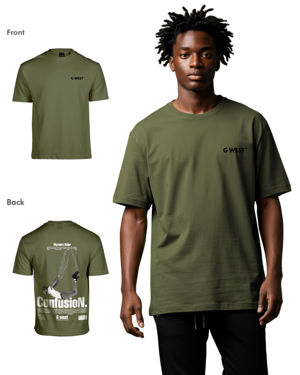 G West Mens Oversized Confusion Tee G West
