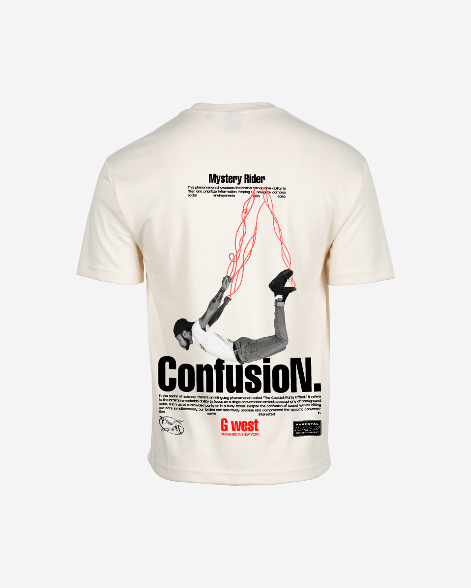 G West Mens Oversized Confusion Tee G West