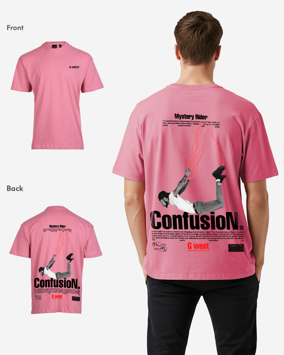 G West Mens Oversized Confusion Tee G West