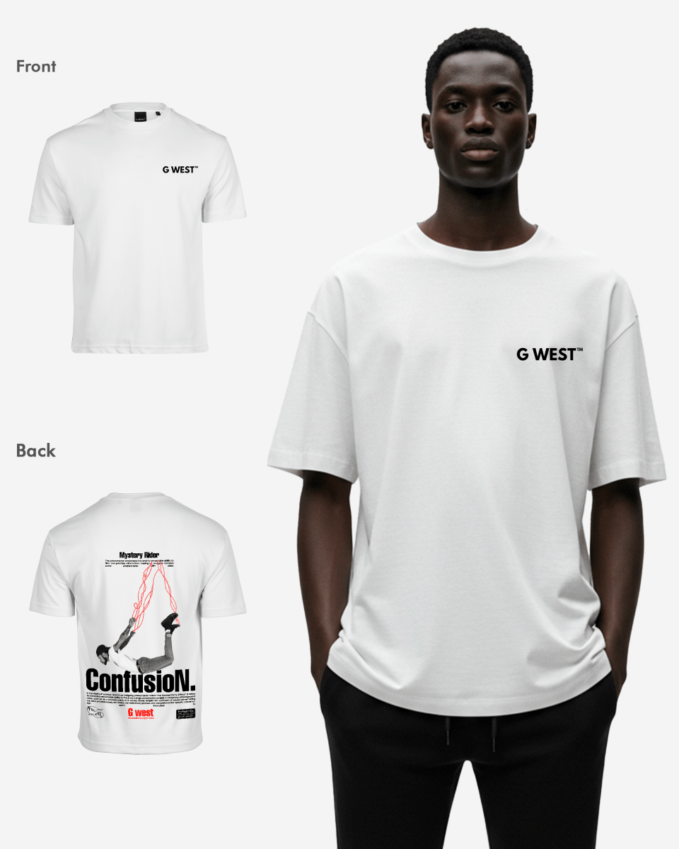G West Mens Oversized Confusion Tee G West