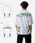 G West Oversized Cricket Pakistan Arch Logo T-Shirt Mens G West