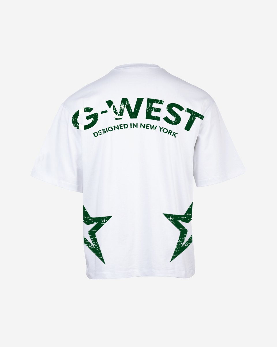 G West Oversized Cricket Pakistan Arch Logo T-Shirt Mens G West