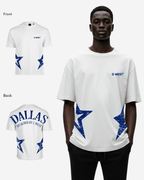 G West Mens Oversized Dallas Logo Tee G West