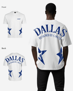 G West Mens Oversized Dallas Logo Tee G West