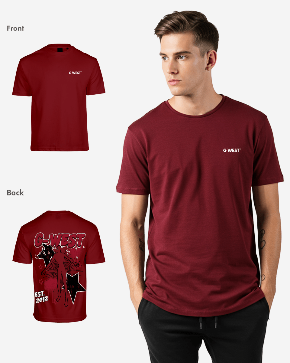 G West Mens Oversized Dazzling Dynamo Tee G West