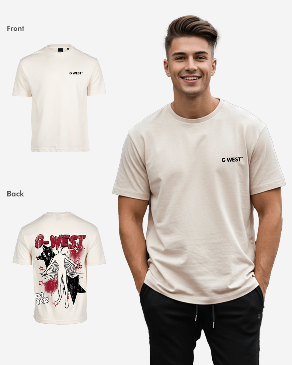 G West Mens Oversized Dazzling Dynamo Tee G West