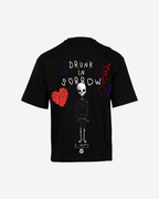 G West Oversized Drunk In Sorrow T-Shirt Mens G West