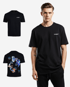 G West Mens Oversized Fish Lifestyle T Shirt G West