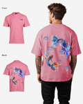 G West Mens Oversized Fish Lifestyle T Shirt G West