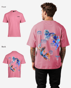 G West Mens Oversized Fish Lifestyle T Shirt G West