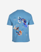 G West Mens Oversized Fish Lifestyle T Shirt G West