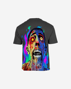 G West Mens Oversized Flaming Zombie Tee G West