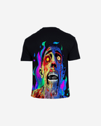 G West Mens Oversized Flaming Zombie Tee G West