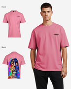 G West Mens Oversized Flaming Zombie Tee G West