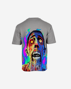 G West Mens Oversized Flaming Zombie Tee G West
