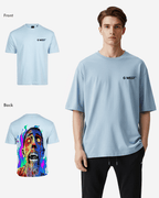 G West Mens Oversized Flaming Zombie Tee G West