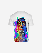 G West Mens Oversized Flaming Zombie Tee G West