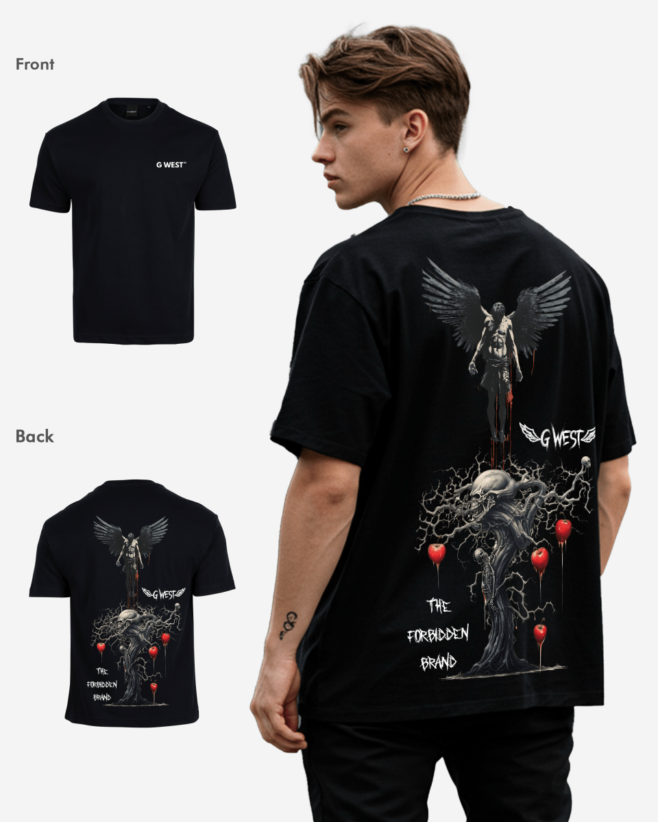 G West Mens Oversized Forbidden Brand Tee G West