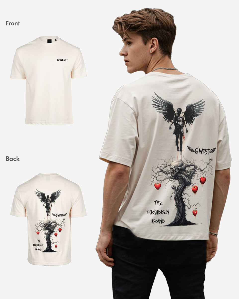G West Mens Oversized Forbidden Brand Tee G West