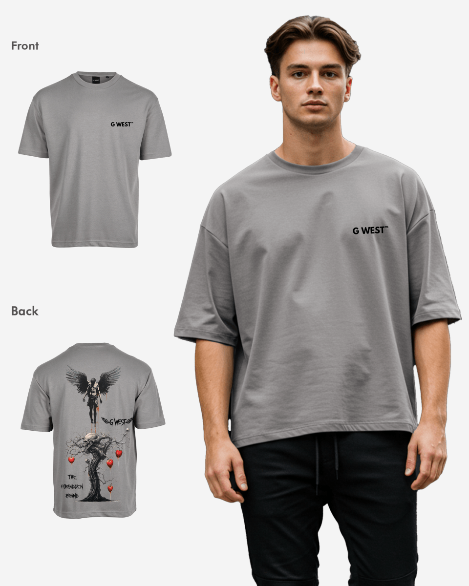 G West Mens Oversized Forbidden Brand Tee G West