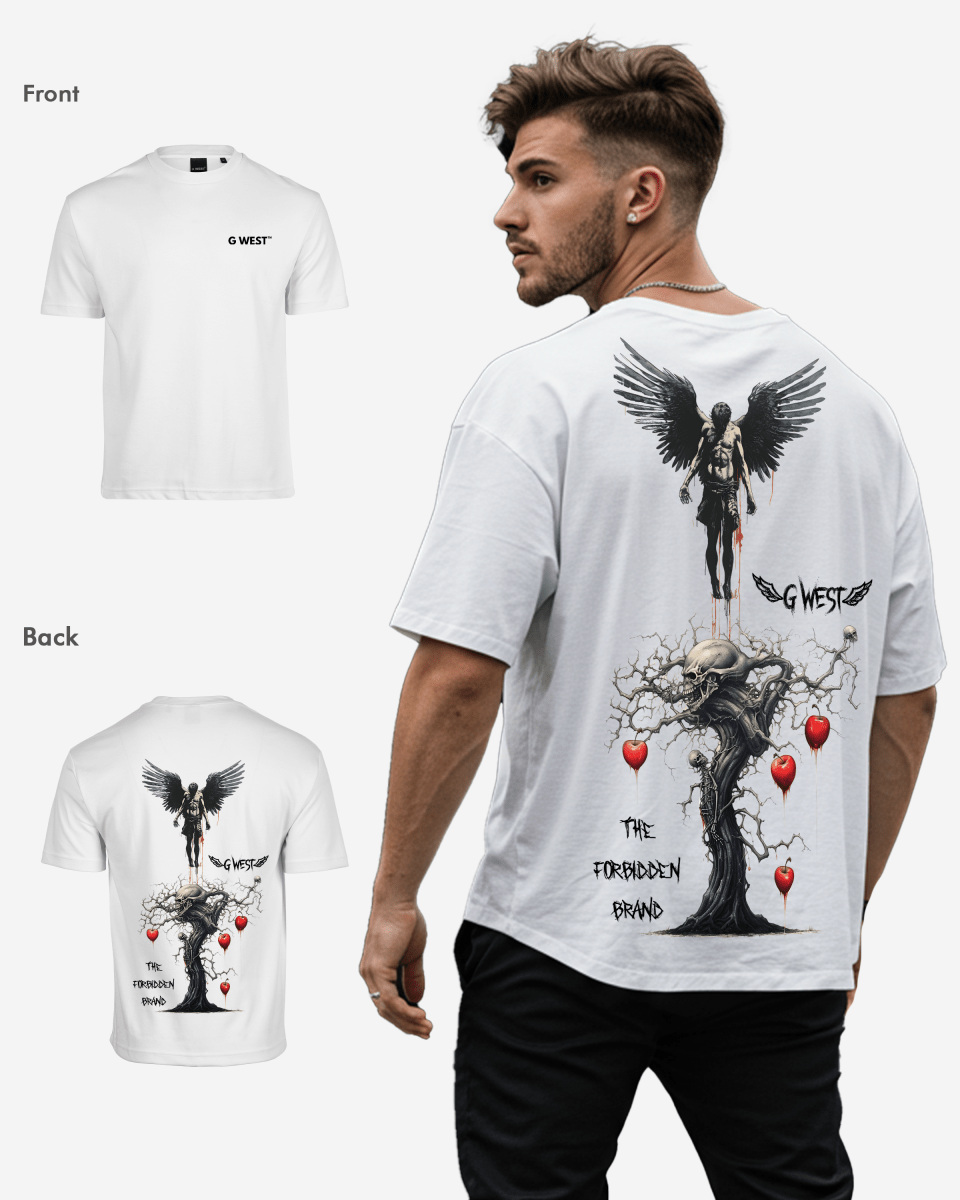 G West Mens Oversized Forbidden Brand Tee G West