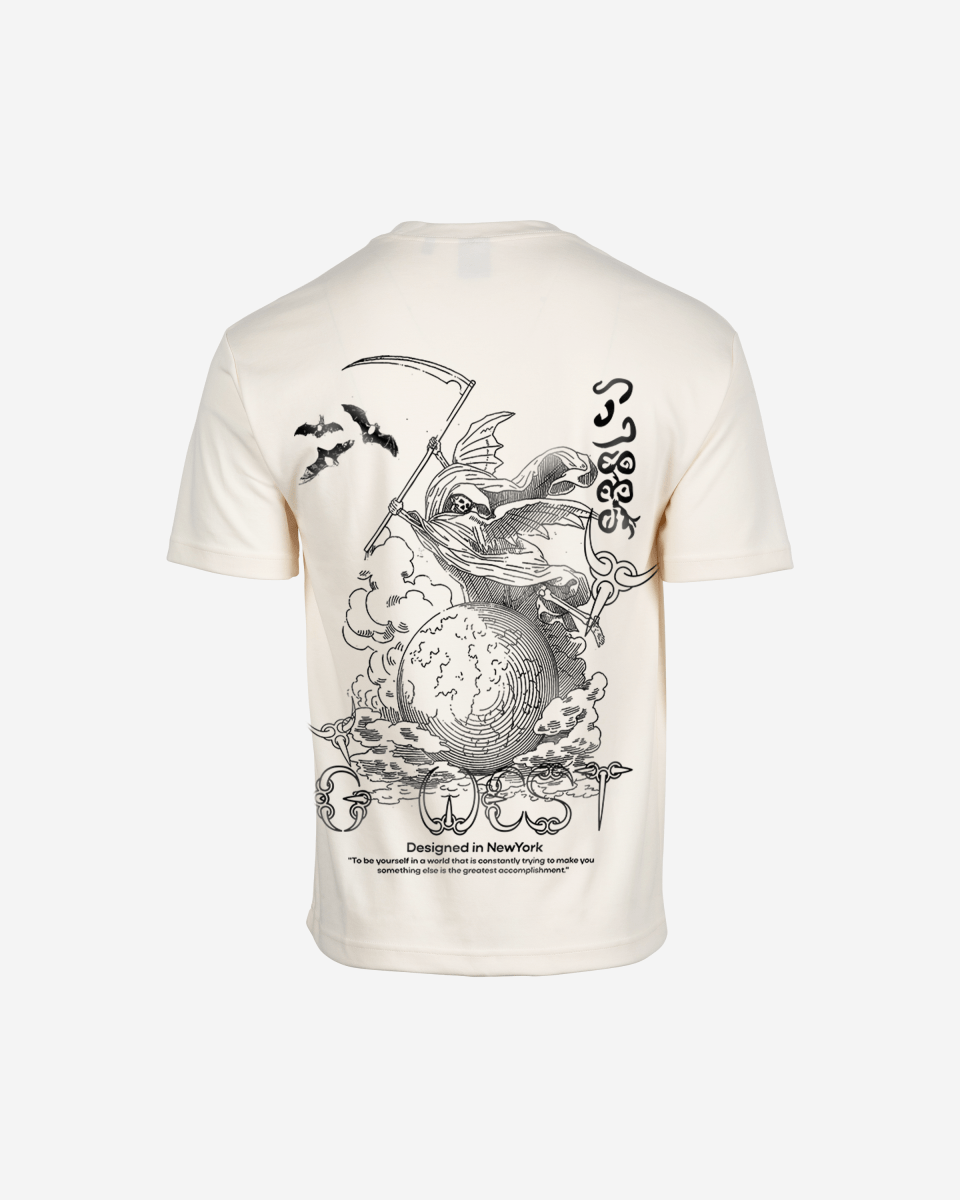 G West Oversized Gratitude Reaper T-Shirt Mens G West