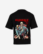 G West Mens Oversized Happy Hour T Shirt G West