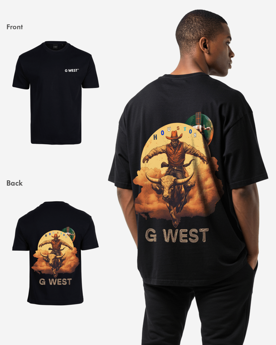 G West Oversized Houston Rodeo T-Shirt Mens G West