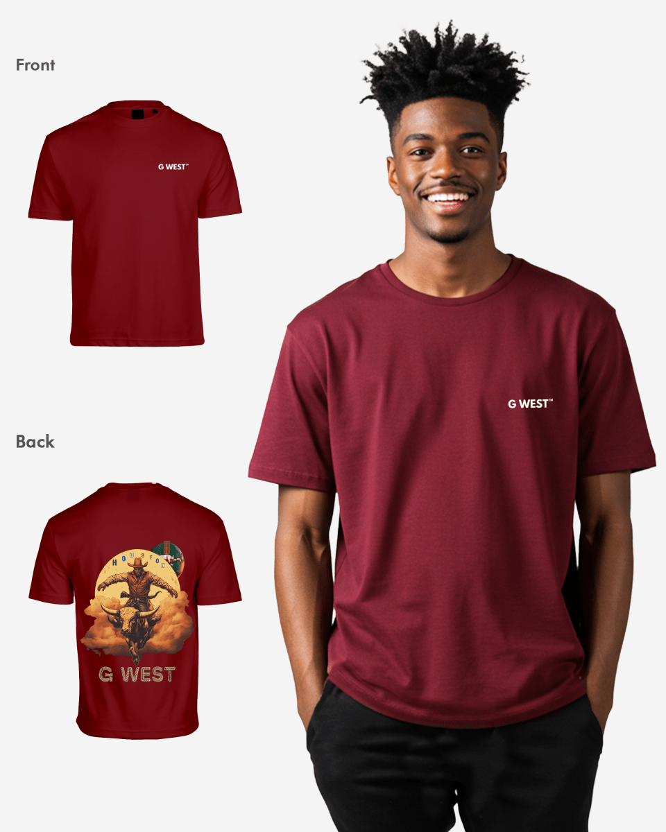 G West Oversized Houston Rodeo T-Shirt Mens G West