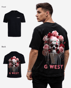G West Mens Oversized Ice Cream Skull Tee G West