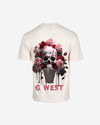 G West Mens Oversized Ice Cream Skull Tee G West