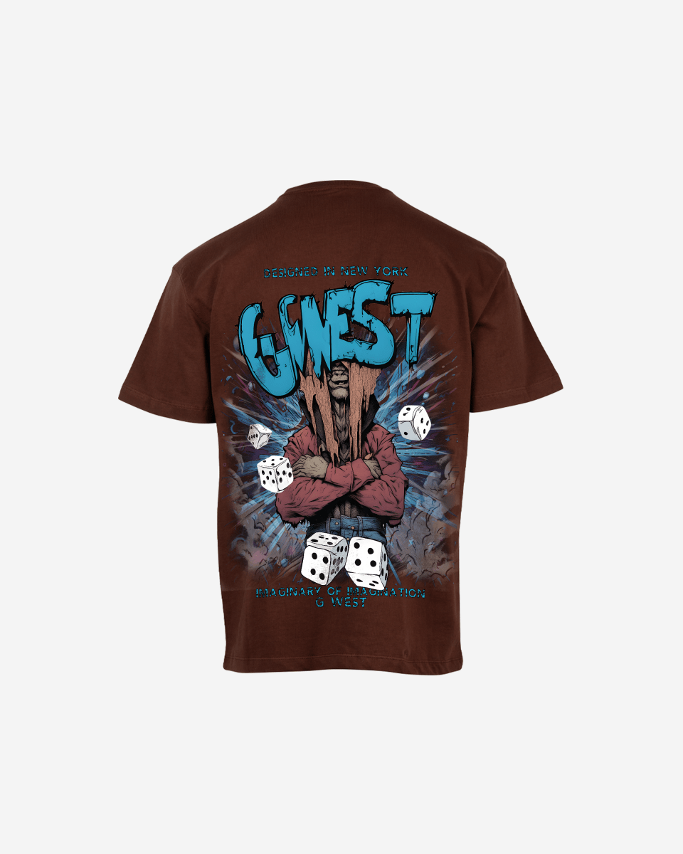 G West Mens Oversized Imagine Of Imagination Tee G West