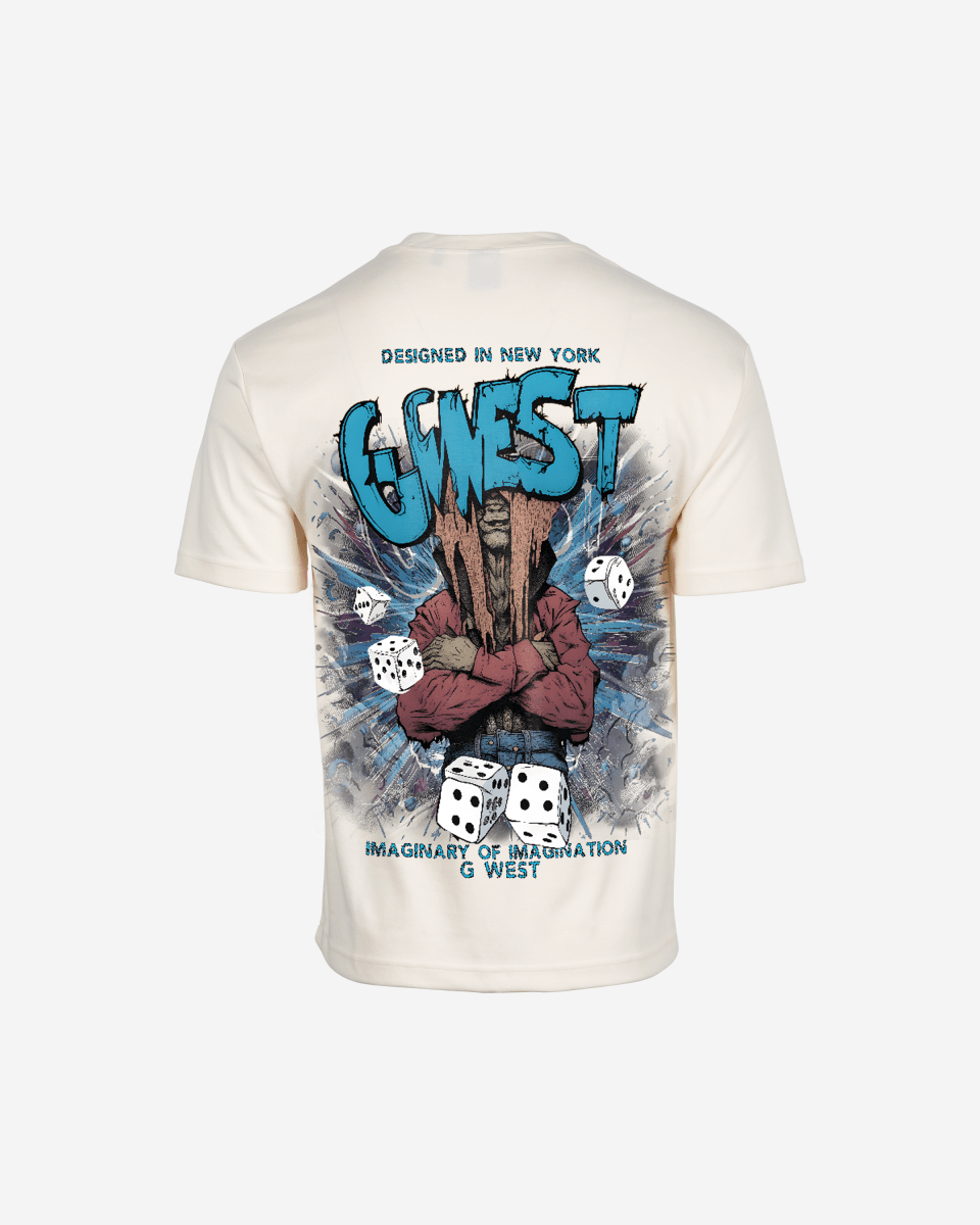 G West Mens Oversized Imagine Of Imagination Tee G West