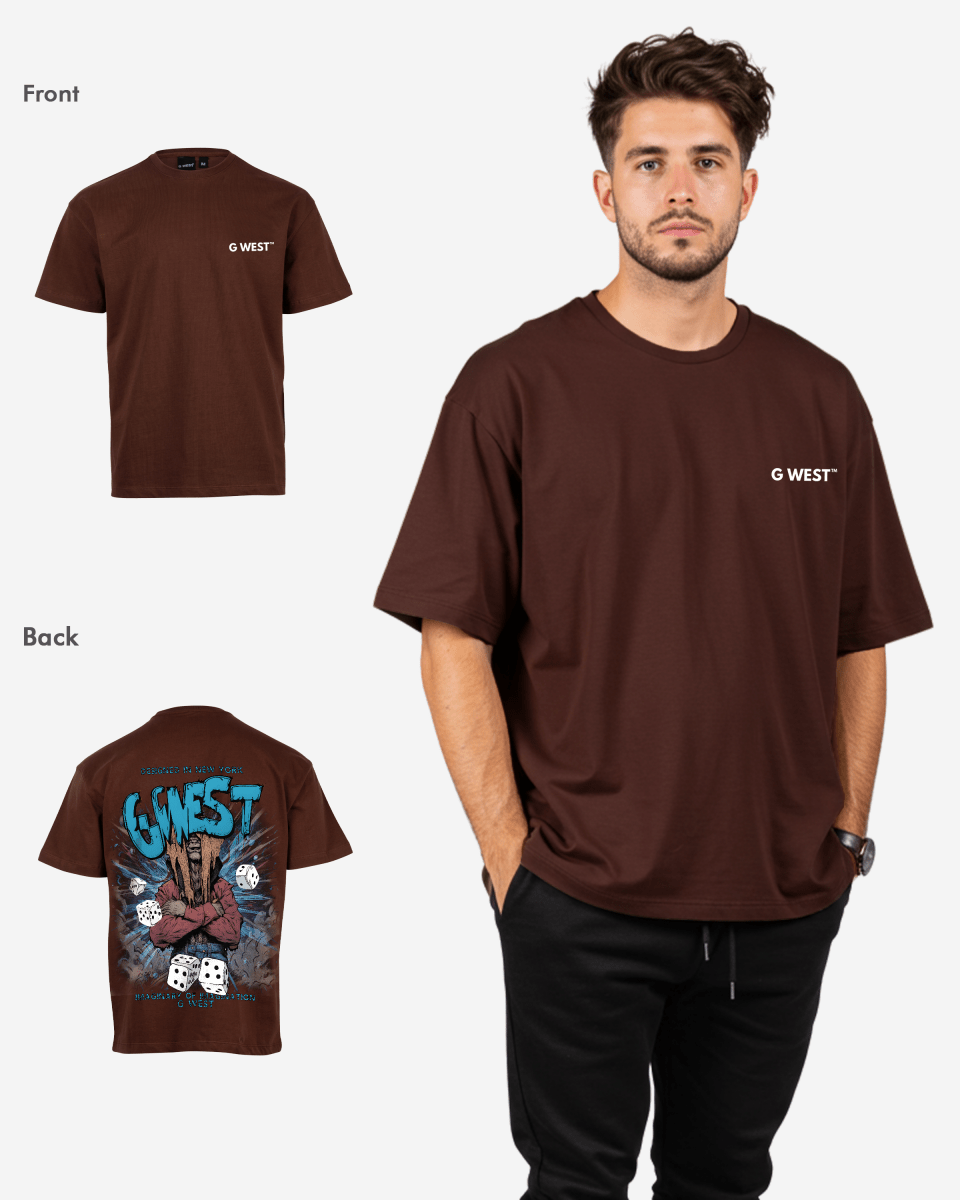 G West Mens Oversized Imagine Of Imagination Tee G West