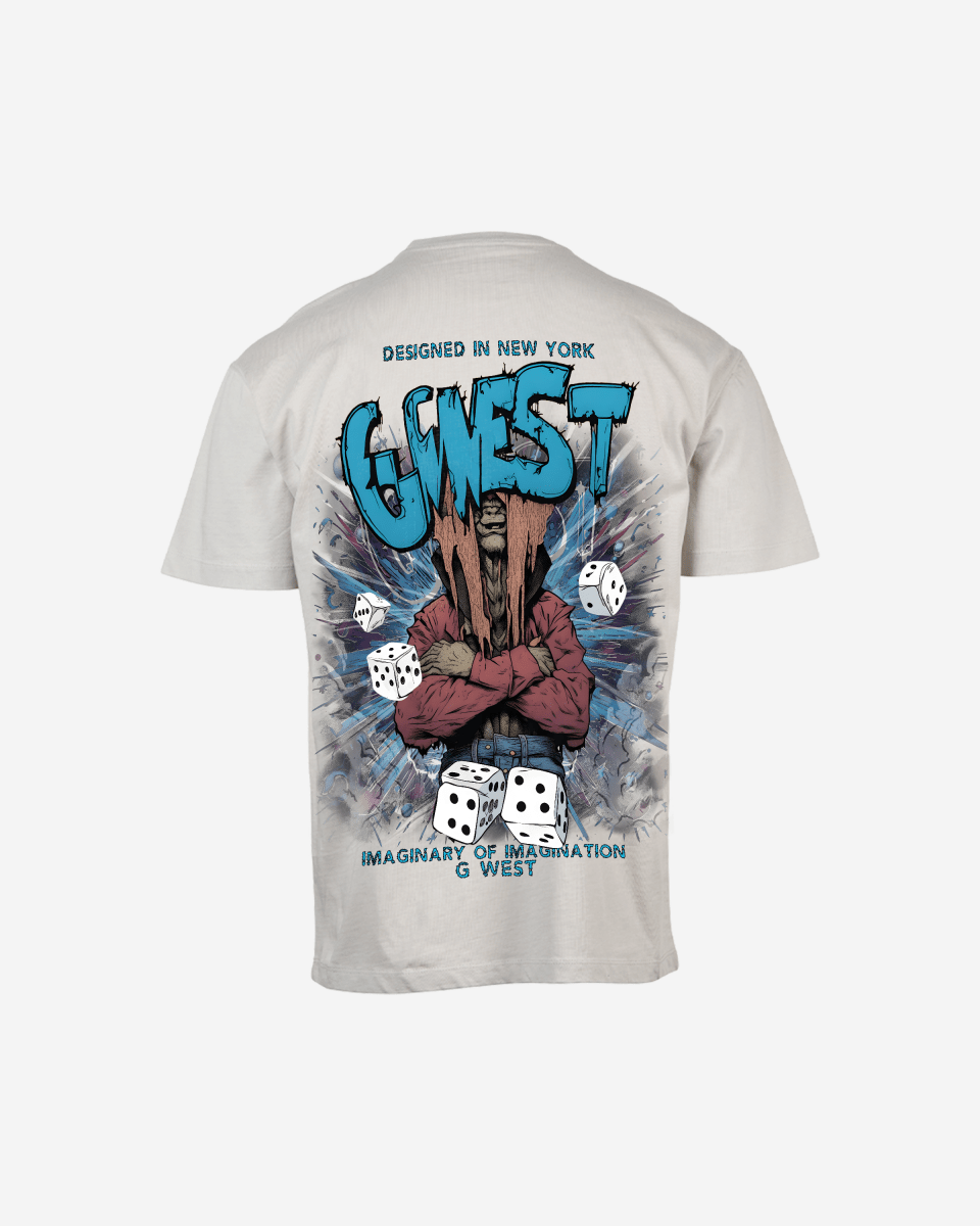 G West Mens Oversized Imagine Of Imagination Tee G West