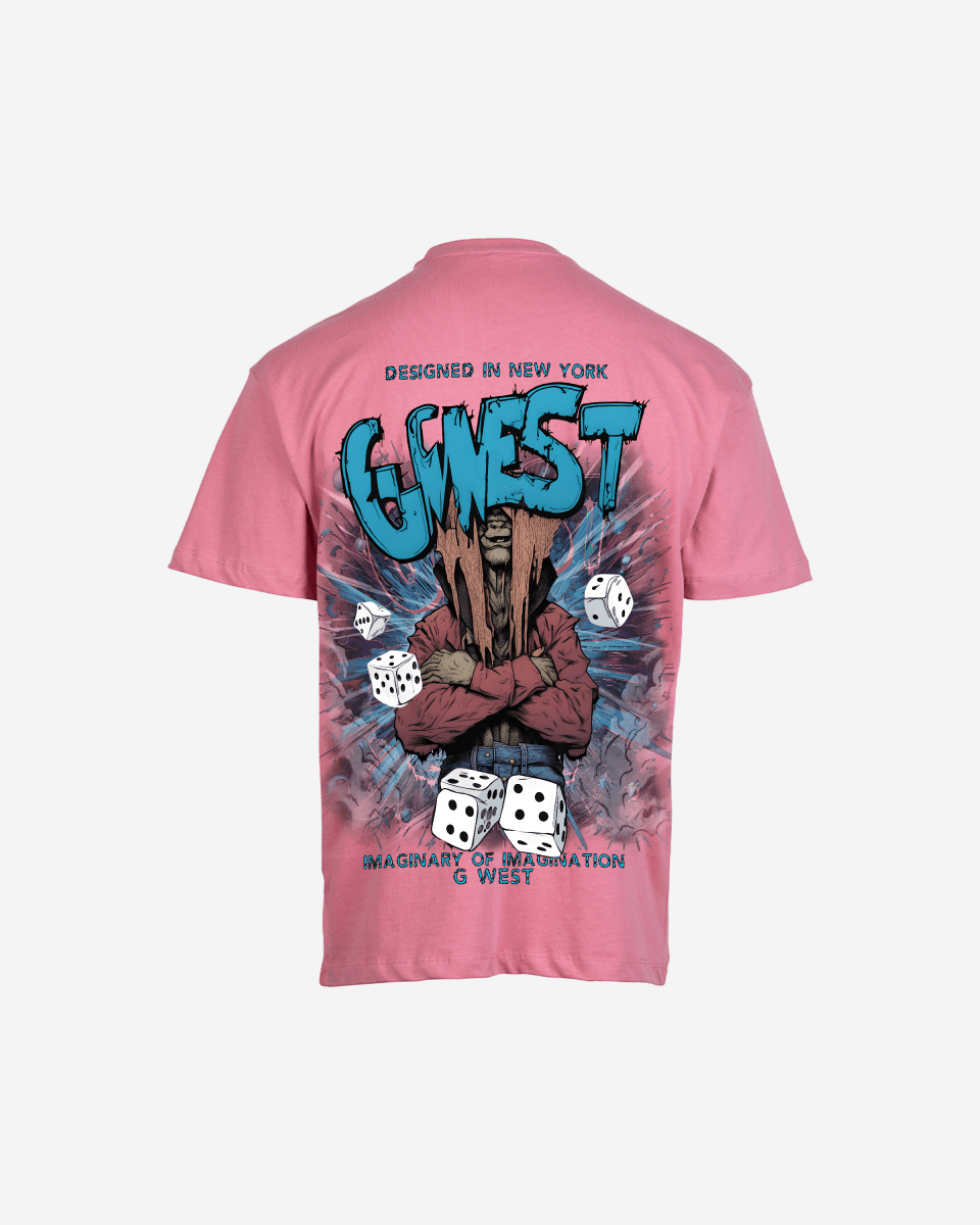 G West Mens Oversized Imagine Of Imagination Tee G West