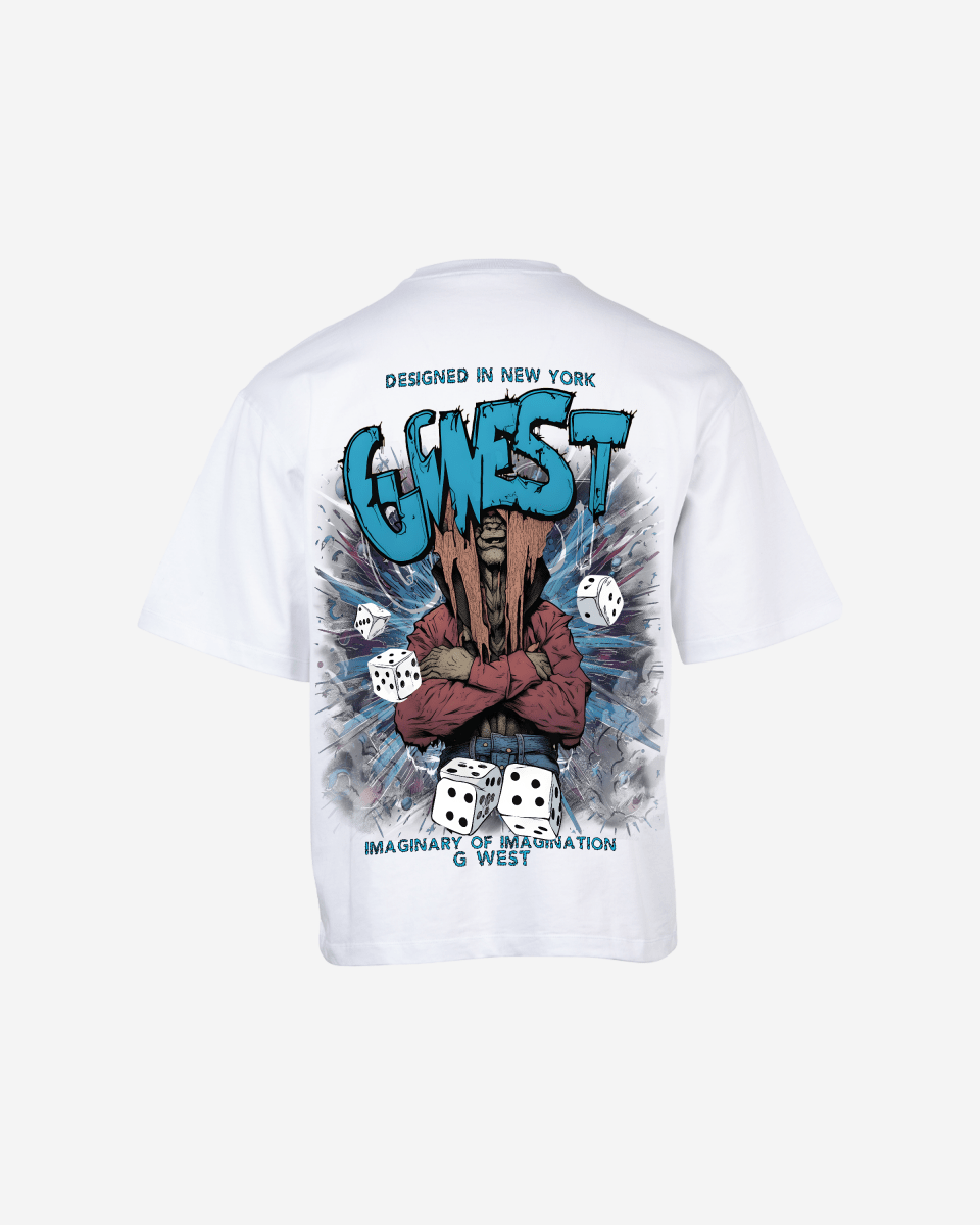G West Mens Oversized Imagine Of Imagination Tee G West