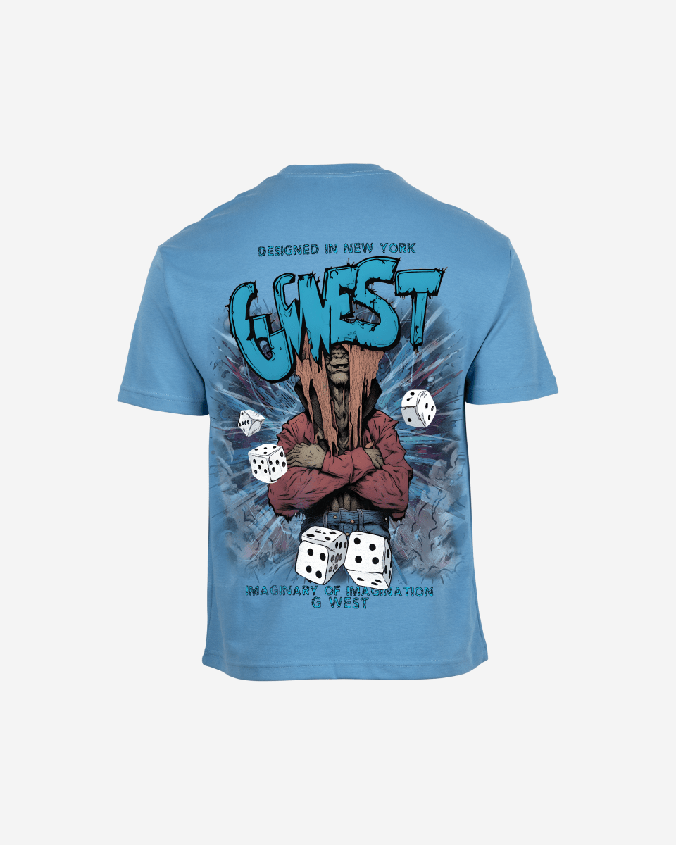 G West Mens Oversized Imagine Of Imagination Tee G West