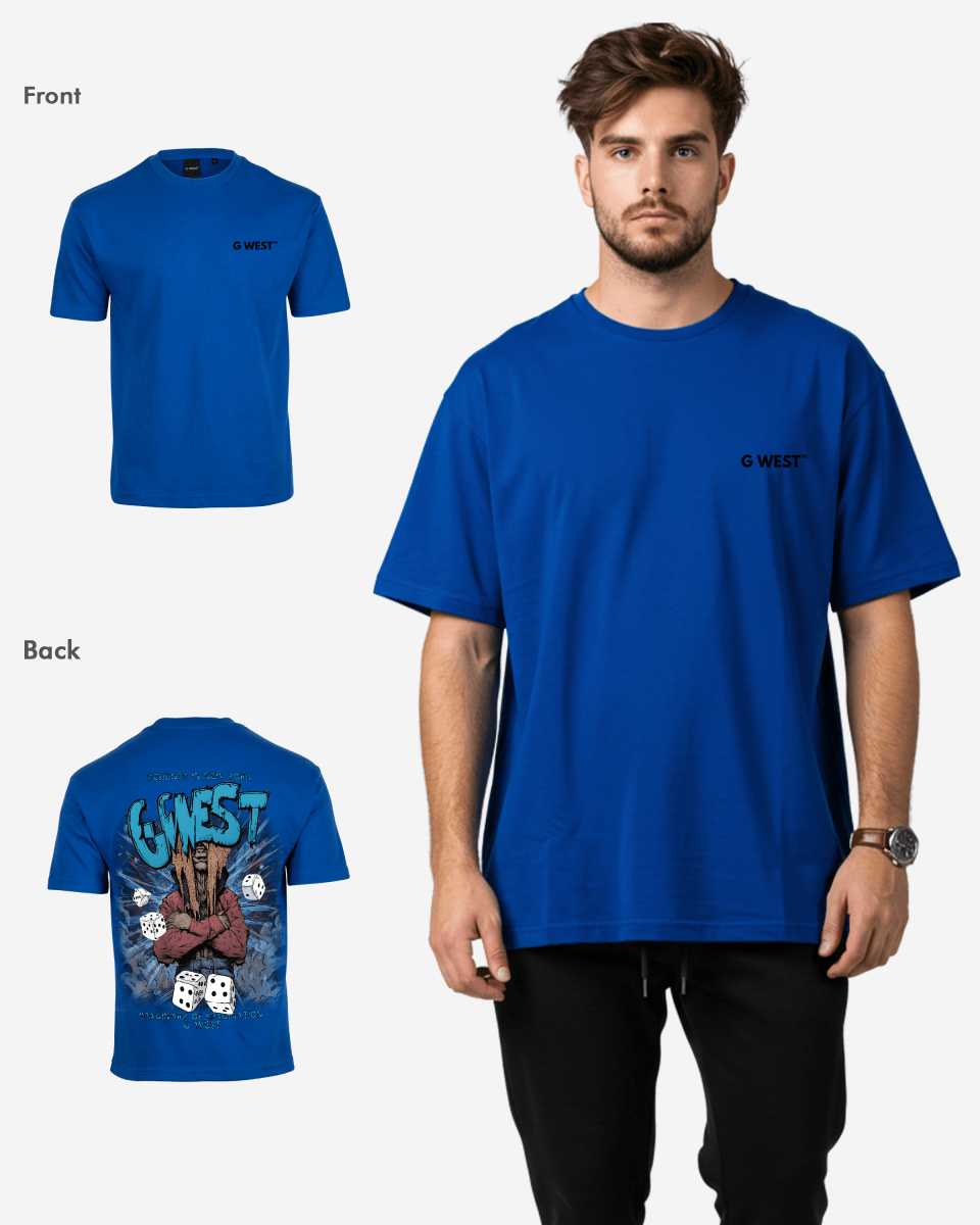 G West Mens Oversized Imagine Of Imagination Tee G West