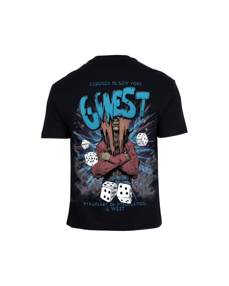 G West Mens Oversized Imagine Of Imagination Tee G West
