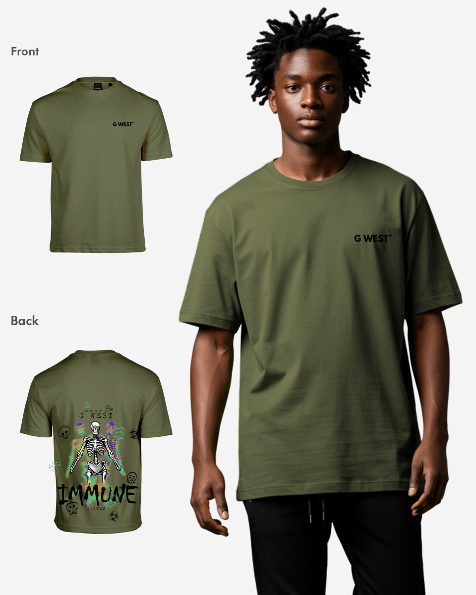 G West Oversized Immune T-Shirt Mens G West