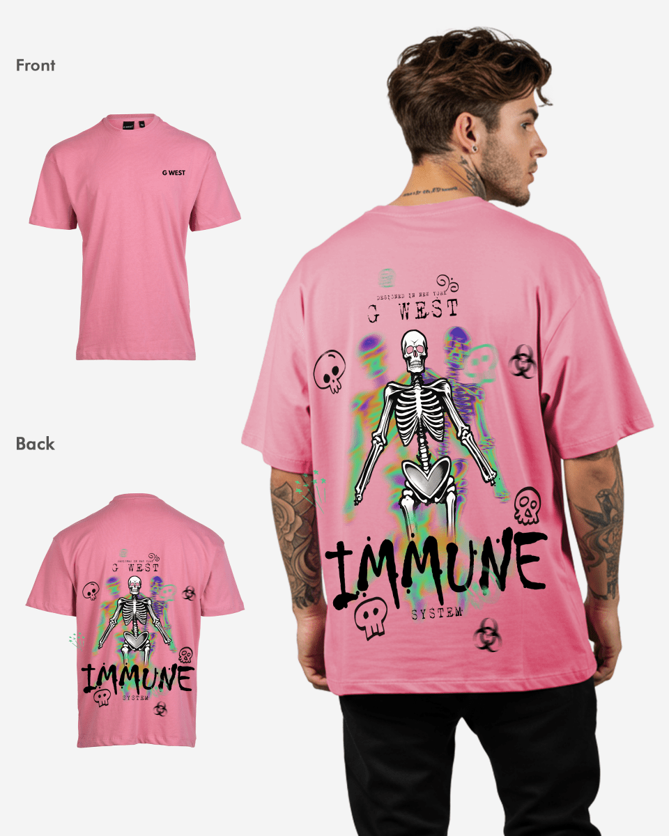 G West Oversized Immune T-Shirt Mens G West